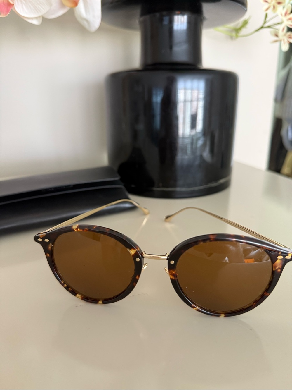 Isabel Marant Tortoiseshell Sunglasses with Brown Lenses